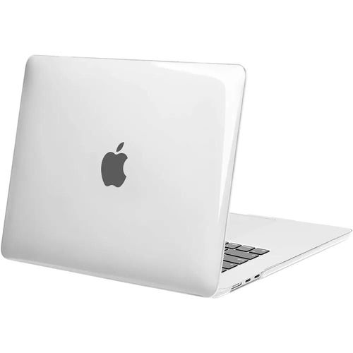 Coque pour MacBook Pro 16 Pouces M4 M3 M2 M1 Pro/Max 2024 2023 2021, Protection Ventile Rigide Slim - Transparent