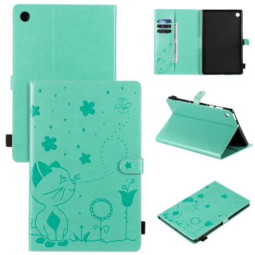 Coque Pour Motif Tablet Lenovo M10 Plus,Etui Pour Lenovo M10 Plus,Etui Pour Tablet Lenovo M10 Plus Pu Housse Flip Coque Avec Built Stand,Vert