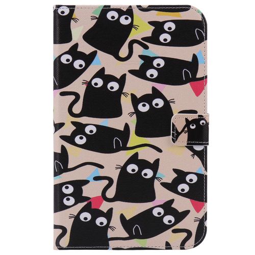 Coque Pour Motif Tablet Samsung Galaxy Tab 3 Lite 7.0 Sm-T110,Etui Pour Tablet Samsung Galaxy Tab 3 Lite 7.0 Sm-T110 Pu Housse Flip Coque Avec Built Stand