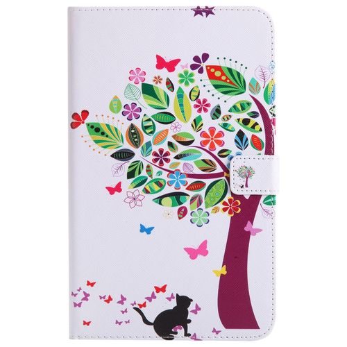 Coque Pour Motif Tablet Samsung Galaxy Tab A 8.0 2017 T385,Housse tui Pour Tablet En Pu Antichoc Peint Samsung Galaxy Tab A 8.0 2017 T385
