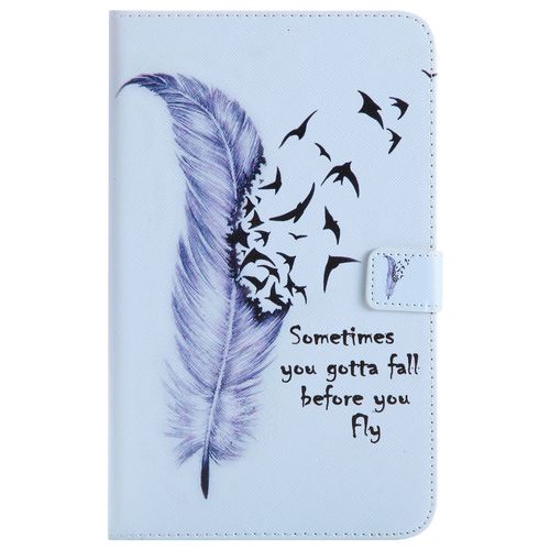 Coque Pour Motif Tablet Samsung Galaxy Tab A 8.0 2017 T385,Housse tui Pour Tablet En Pu Antichoc Peint Samsung Galaxy Tab A 8.0 2017 T385