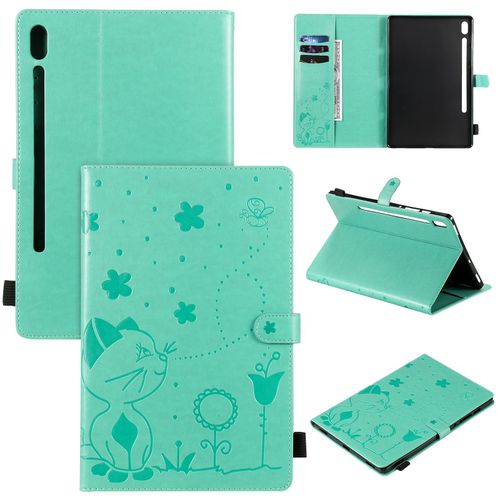 Coque Pour Motif Tablet Samsung Galaxy Tab S6 10.5 T860,Etui Pour Tablet Samsung Galaxy Tab S6 10.5 T860 Pu Housse Flip Coque Avec Built Stand,Vert