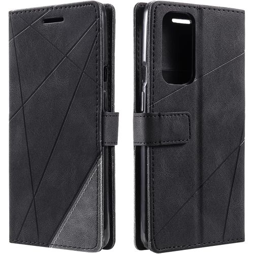 Coque Pour Oneplus 9 Pro, Portefeuille Etui En Pu Cuir Antichoc Tpu, Housse A Rabat Compatible Avec Oneplus 9 Pro, Noir
