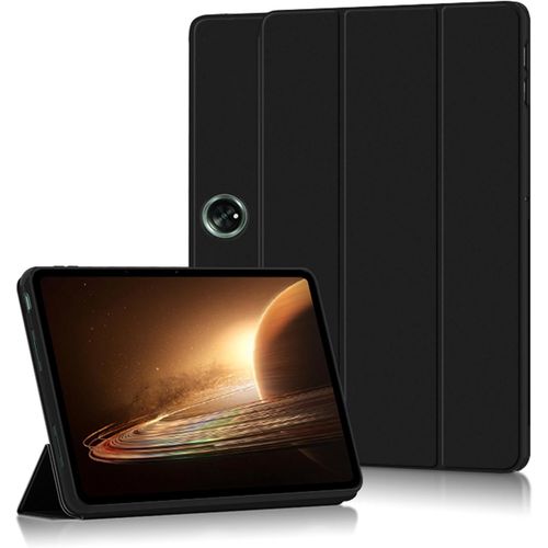 Coque Pour Oneplus Pad 2 12.1 Pouce tui De Protection, Nouvel tui En Cuir Pu Triple Pli Housse De Protection Avec Fonction Veille/Rveil Automatique Noir