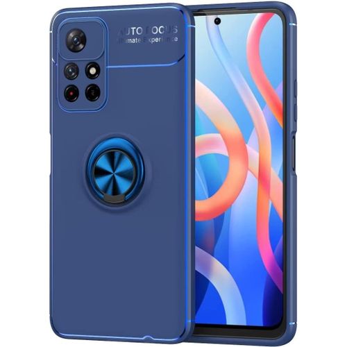 Coque Pour Oppo F27 Pro, Tpu Souple, Svelte, Support D'anneau Rotatif A 360 Degres, Coque Pour Oppo F27 Pro.(Bleu)