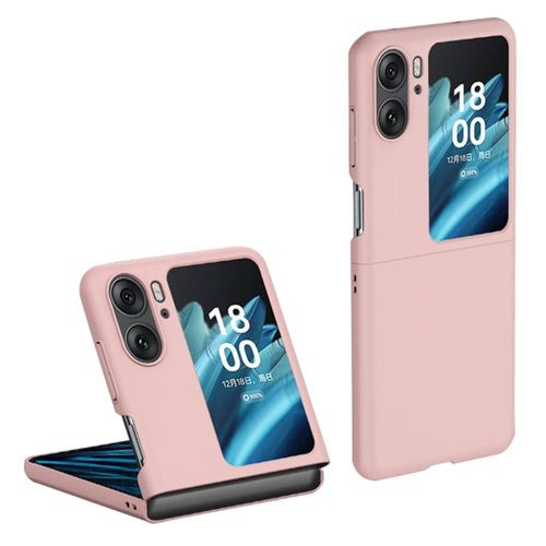 Coque Pour Oppo Find N2 Flip 5g - Housse Etui Rigide 360 Integrale Avant Arriere - Rose