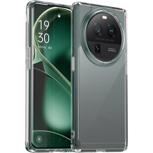 Coque Pour Oppo Find X6 Pro 5g, Pare-Chocs Flexible En Tpu Et Dos Transparent, Protection Contre Les Chutes Avec Coussin D'air, Coupe Ajuste, Anti-Traces De Doigts, Protection Complte Pour
