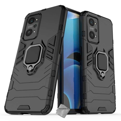 Coque Pour Realme Gt 2 5g / Gt Neo 2 5g / Gt Neo 3t 5g - Housse Etui Rigide Anti Choc + Verre Trempe - Noir