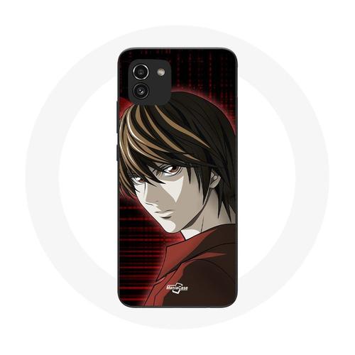 Coque Pour Samsung Galaxy A03 Light Yagami Death Note Anime Manga