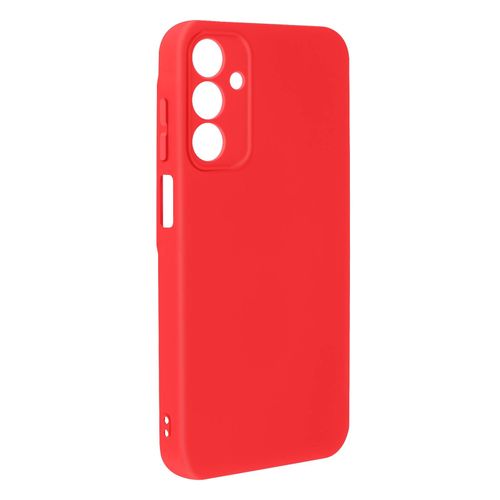 Coque Pour Samsung Galaxy A15 Semi-Rigide Soft-Touch Anti-Traces Rouge