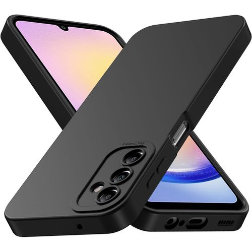 Coque Pour Samsung Galaxy A25 5g, Coque Samsung A25, Housse Etui De Protection En Silicone Souple, Cover Antichoc Avec Protege De Camera, Pour Samsung A25 5g Tpu Noir