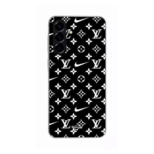 Coque Pour Samsung Galaxy A26 Nike Louis Vuitton Fond Noir