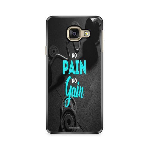 Coque Pour Samsung Galaxy A3 2016 ( A310) Musculation Crossfit No Pain No Gain Fitness Haltre