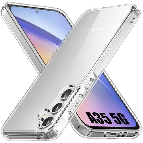 Coque Pour Samsung Galaxy A35 5g, Souple Protection Renforce Antichoc Silicone Transparent - E.F.Connection