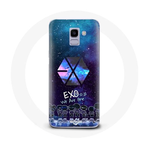 Coque Pour Samsung Galaxy A6 2018 Exo Groupe K-Pop Logo We Are One