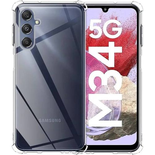 Coque Pour Samsung Galaxy M34 5g - Housse Etui Tpu Silicone Anti-Choc Transparent
