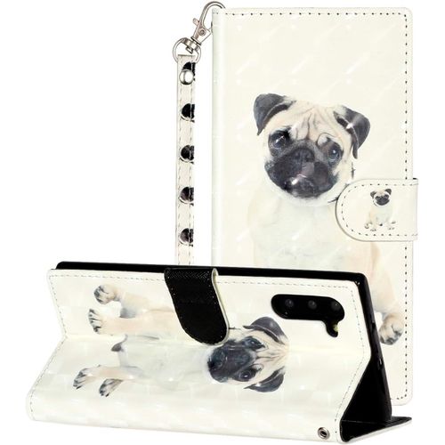 Coque Pour Samsung Galaxy Note10 Portefeuille Etui  Rabat Cuir Motif,Poche Porte-Cartes,Multi-Usage Peint Housse Cuir Livre Case Magntique Motif Chiot Litetection Pour Samsung Note10