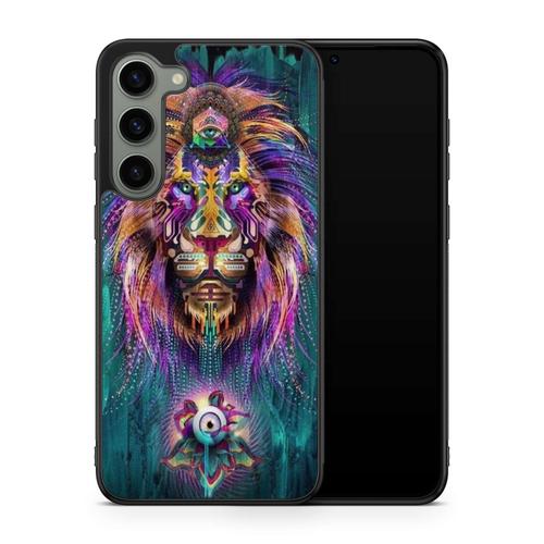 Coque Pour Samsung Galaxy S23 Lion King Afrique Tigre Tiger Sauvage Lionne Incas Art Roi Lion Panthere Ref 1598