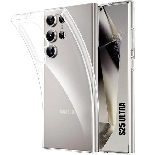 Coque Pour Samsung Galaxy S25 Ultra, Souple Protection Renforce Antichoc Silicone Transparent - E.F.Connection