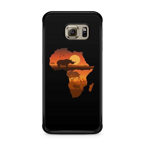 Coque Pour Samsung Galaxy S7 Silicone Tpu Afrique Terre Carte Ref 63