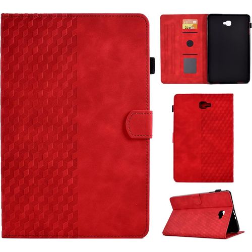 Coque Pour Samsung Galaxy Tab A 10.1 2016 (A6) Housse Sm-T580/T585, Housse De Protection En Cuir Pu tui Case Tablette tui Smart Cover Avec Rveil/Veille Auto Pour Galaxy Tab A6 10.1 Pouces.[F967]