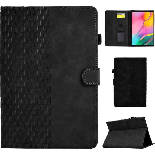 Coque Pour Samsung Galaxy Tab A 10.1 2019 (Sm-T510/Sm-T515/Sm-T517) Housse De Protection En Cuir Pu tui Case Tablette tui Pour Samsung Galaxy Tab A 10.1 2019, Noir.[F4889]