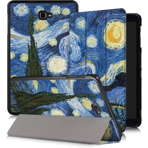 Coque Pour Samsung Galaxy Tab A 10.1 Pouces 2016 Sm-T580/T585 (A6) Tablette Housse tui Avec Fonction Support Et Rveil/Sommeil,toiles.[F1327]