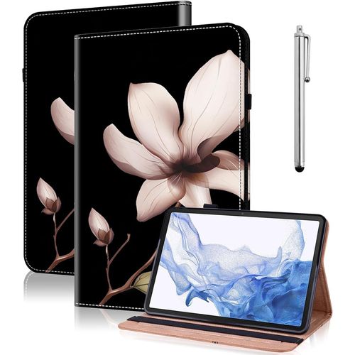 Coque Pour Samsung Galaxy Tab A 10.1 Pouces 2019 (Sm-T510/T515),tui Housse De Protection Ultra Fin En Cuir Pu Avec Fonction Support Pour Samsung Galaxy Tab A 10.1 2019 -Mandala Fleur.[F6598]
