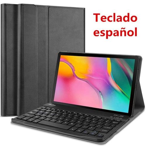 Coque pour Samsung Galaxy Tab A 10.1 -T510 -T515 tui  clavier russe espagnol arabe support mince pour Tab T510 10.1