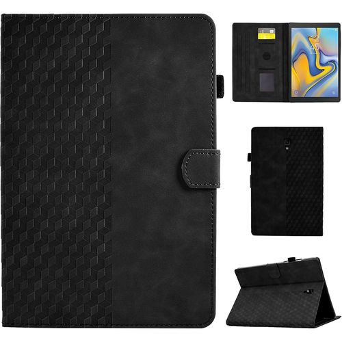 Coque Pour Samsung Galaxy Tab A 10.5 2018 (Sm-T590/T595) Housse De Protection En Cuir Pu tui Case Tablette tui Pour Samsung Galaxy Tab A 10.5 Pouces 2018, Noir.[F6547]