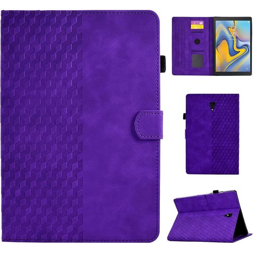 Coque Pour Samsung Galaxy Tab A 10.5 2018 (Sm-T590/T595) Housse De Protection En Cuir Pu tui Case Tablette tui Pour Samsung Galaxy Tab A 10.5 Pouces 2018, Violet.[F6545]