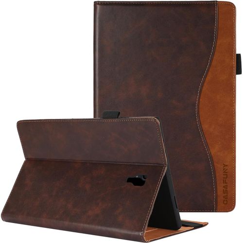 Coque Pour Samsung Galaxy Tab A 10.5 2018 (Sm-T590/T595/T597) Etui Pu Cuir Housse De Protection Avec Multi-Angles Support Pour Samsung Galaxy Tab A 10.5 2018, Marron.[F6538]