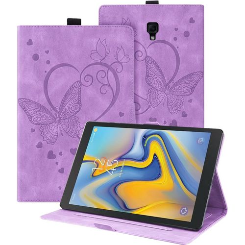 Coque Pour Samsung Galaxy Tab A 10.5 Pouce (Sm-T590/Sm-T595) 2018 Housse Papillon Modle De Cuir Pu Avec Fonction Support tui De Protection Tablette Pour Samsung Galaxy Tab A 10.5
