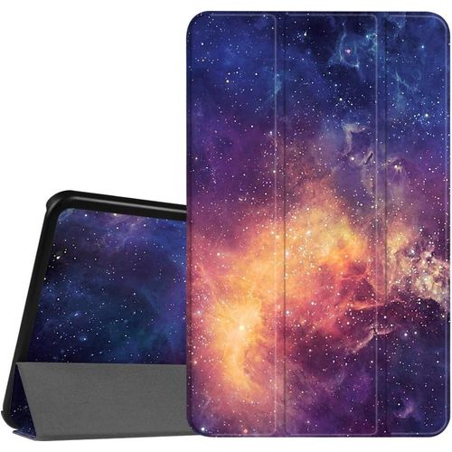 Coque Pour Samsung Galaxy Tab A (2016) Sm-T580 Sm-T585 10.1 Pouces - Etui De Protection Ultra-Mince Et Lger Housse Tablette Cover Avec Fonction Sommeil/Rveil Automatique, Galaxie.[F1522]