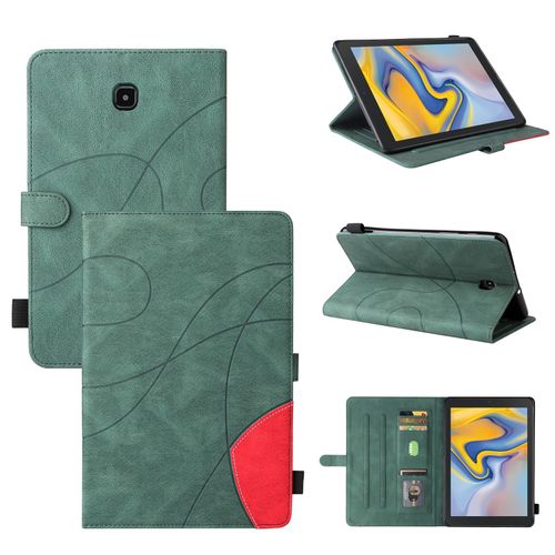 Coque Pour Samsung Galaxy Tab A 8.0 2019 Sm-T387 Tablette Housse,Etui Pour Tablet Samsung Galaxy Tab A 8.0 2019 Sm-T387 Pu Housse Flip Coque Avec Built Stand Et Magntique Fermeture Bande,Vert
