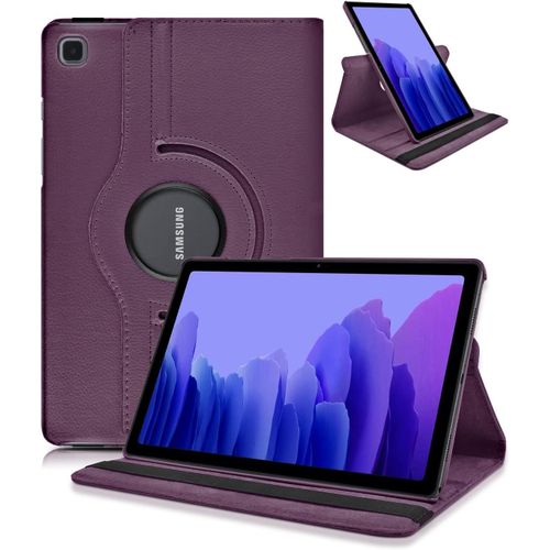 Coque Pour Samsung Galaxy Tab A7 10.4 2020 (Sm-T500/T505/T507) Ultra Mince 360 Rotatif Support Housse De Protection Cuir tui Tablette A7 10,4