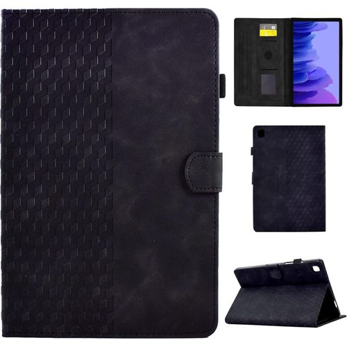 Coque Pour Samsung Galaxy Tab A7 10.4 2022/2020 Housse De Protection En Cuir Pu tui Case Tablette tui Pour Samsung Galaxy Tab A7 (Smt500/T503/T505/T507), Noir
