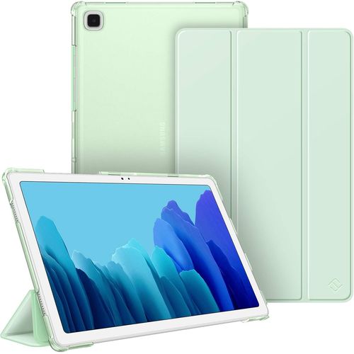 Coque Pour Samsung Galaxy Tab A7 10.4 Pouces 2020/2022, Housse De Protection Transparent Etui Mince Et Lger Fonction Veille/Rveil Automatique, Vert Clair.[F4465]