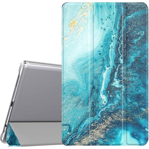 Coque Pour Samsung Galaxy Tab A7 Lite 8,7 2021 (Smt220/T225/T227), tui En  Rabat Avec Support Ultramince Antichoc Antirayure Semitransparent Pour Galaxy Tab A7 Lite 8,7 2021, Dorure