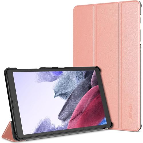 Coque Pour Samsung Galaxy Tab A7 Lite 8,7 Pouces 2021 (Sm-T227, Sm-T225, Sm-T220), Support Mince Dos Dur Housse tui (Or Rose).[F1659]