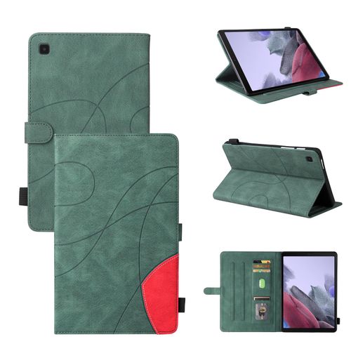 Coque Pour Samsung Galaxy Tab A7 Lite Sm-T220/225 Tablette Housse,Etui Pour Tablet Samsung Galaxy Tab A7 Lite Sm-T220/225 Pu Housse Flip Coque Avec Built Stand Et Magntique Fermeture Bande,Vert