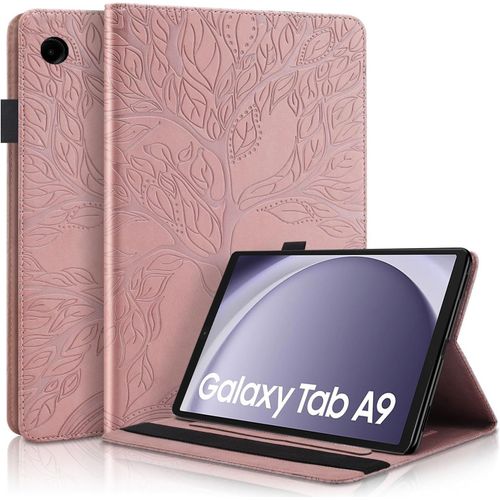 Coque Pour Samsung Galaxy Tab A9 2023 (Sm-X110/X115/117) 8.7 Pouces Housse De Protection Avec Porte-Pencil, tui  Rabat Avec Support Fonction Pour Galaxy Tab A9 8.7