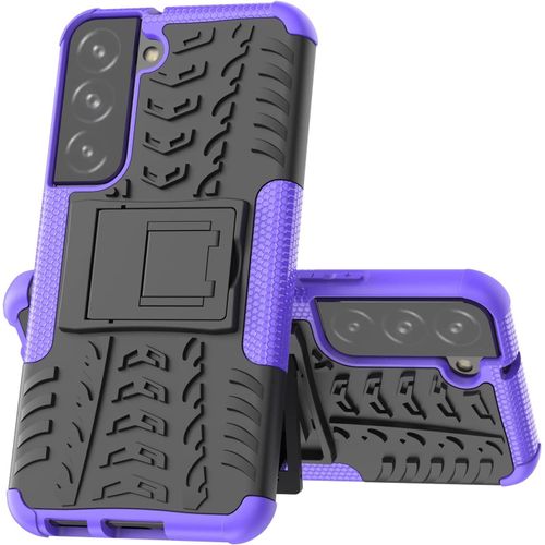 Coque Pour Samsung S22 5g Militaire Shock-Absorption Et Anti-Rayures Amovible 2 En 1 Coque De Samsung Galaxy S22 5g. Hyun Purple