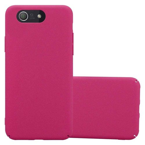 Cadorabo Housse Compatible Avec Sony Xperia Z3 Compact En Frosty Rose Vif - Hard Case tui De Protection  L'aspect Givr Contre Les Rayures Et Les Chocs