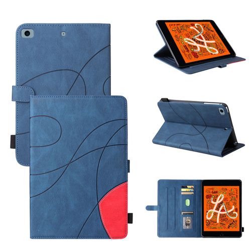 Coque Pour Tablet Ipad Mini 12345,Etui Pour Tablet Apple Ipad Mini 5 /Mini 4 /Mini 3 /Mini 2 /Mini 1 Pu Housse Flip Coque Avec Built Stand Et Magntique Fermeture Bande,Bleu