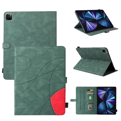 Coque Pour Tablet Ipad Pro 11 2018/2020/2021,Ipad Air 4 2020,Etui Pour Tablet Ipad Pro 11 2018/2020/2021,Ipad Air 4 2020 Pu Housse Flip Coque Avec Built Stand Et Magntique Fermeture Bande,Vert