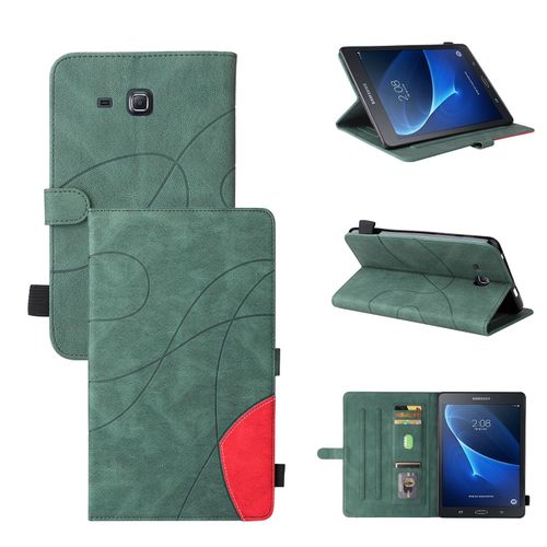 Coque Pour Tablet Samsung Galaxy Tab A 8.0 2019 Sm-T295,Etui Pour Tablet Samsung Galaxy Tab A 8.0 2019 Sm-T295 Pu Housse Flip Coque Avec Built Stand Et Magntique Fermeture Bande,Vert