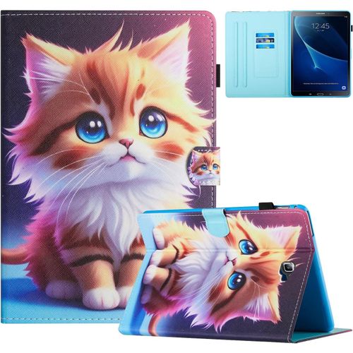 Coque Pour Tablette Samsung Galaxy Tab A 10.1 2016 Sm-T580 T585 Etui Housse Pu Cuir Flip Support Protection Cover Case Samsung Tab A 10.1