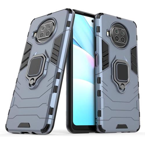 Coque Pour Xiaomi Mi 10t Lite 5g Housse Antichoc Avec Anneau Rotatif Aimant Etui Magntique Rigide Dure Armure Bague Support Armure Renforce Xiaomi Mi 10t Lite 5g, Marine