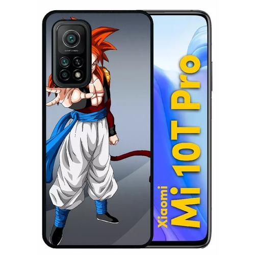 Coque Pour Xiaomi Mi 10t Pro 5g - Dragon Ball Gt Gogeta Super Saiyan 4 - Silicone - Noir